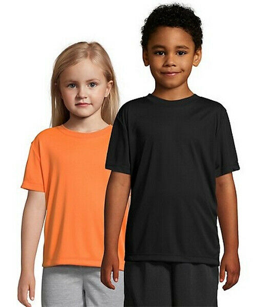 2 Hanes Cool DRI® Youth T-Shirts 482Y