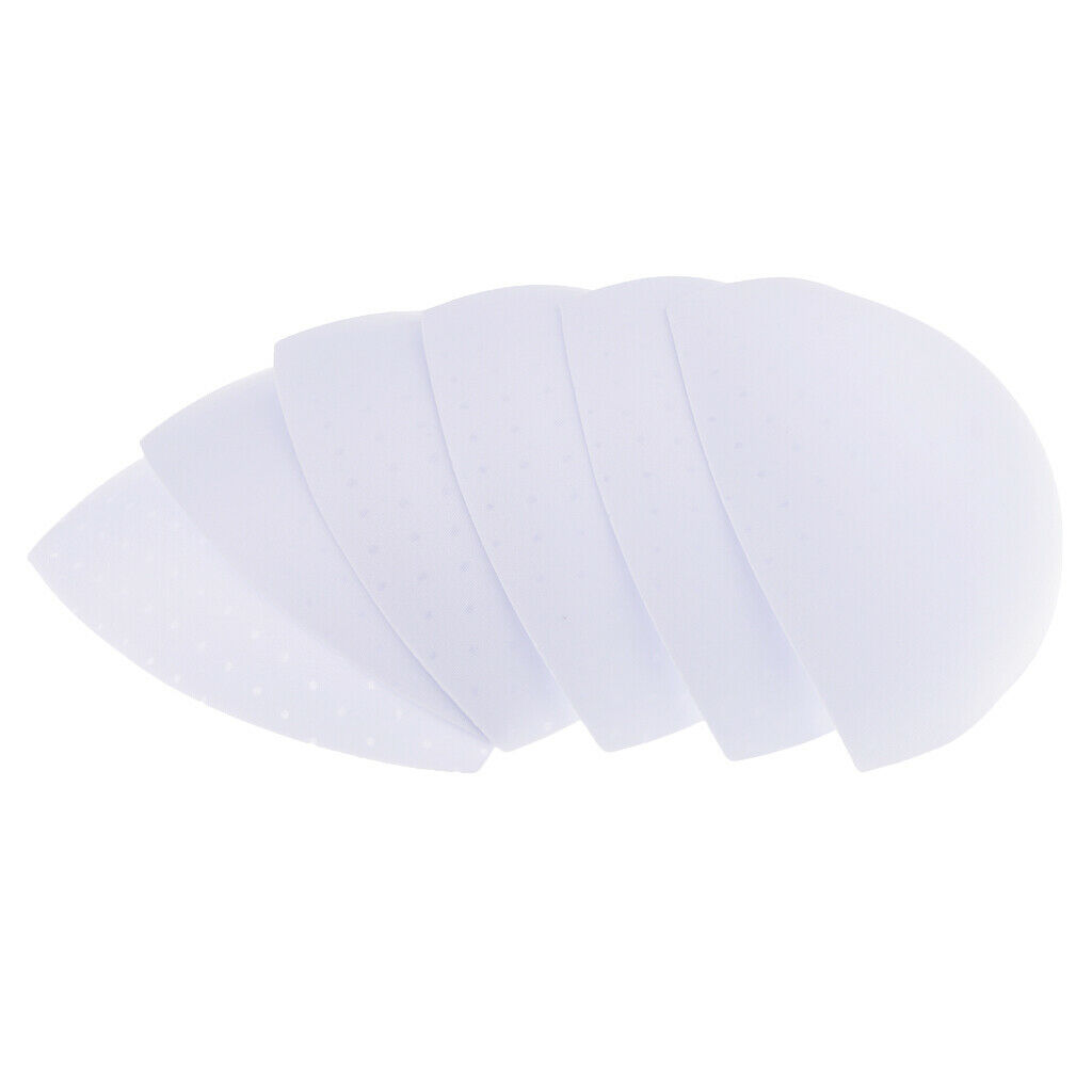 Womens Removable Smart Cups Bra Inserts Pads For Lady Swimwear 3 Pairs White